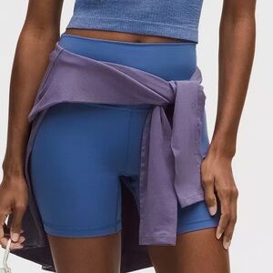 Lululemon Athletica Align High Rise 6” Shorts in Brilliant Blue